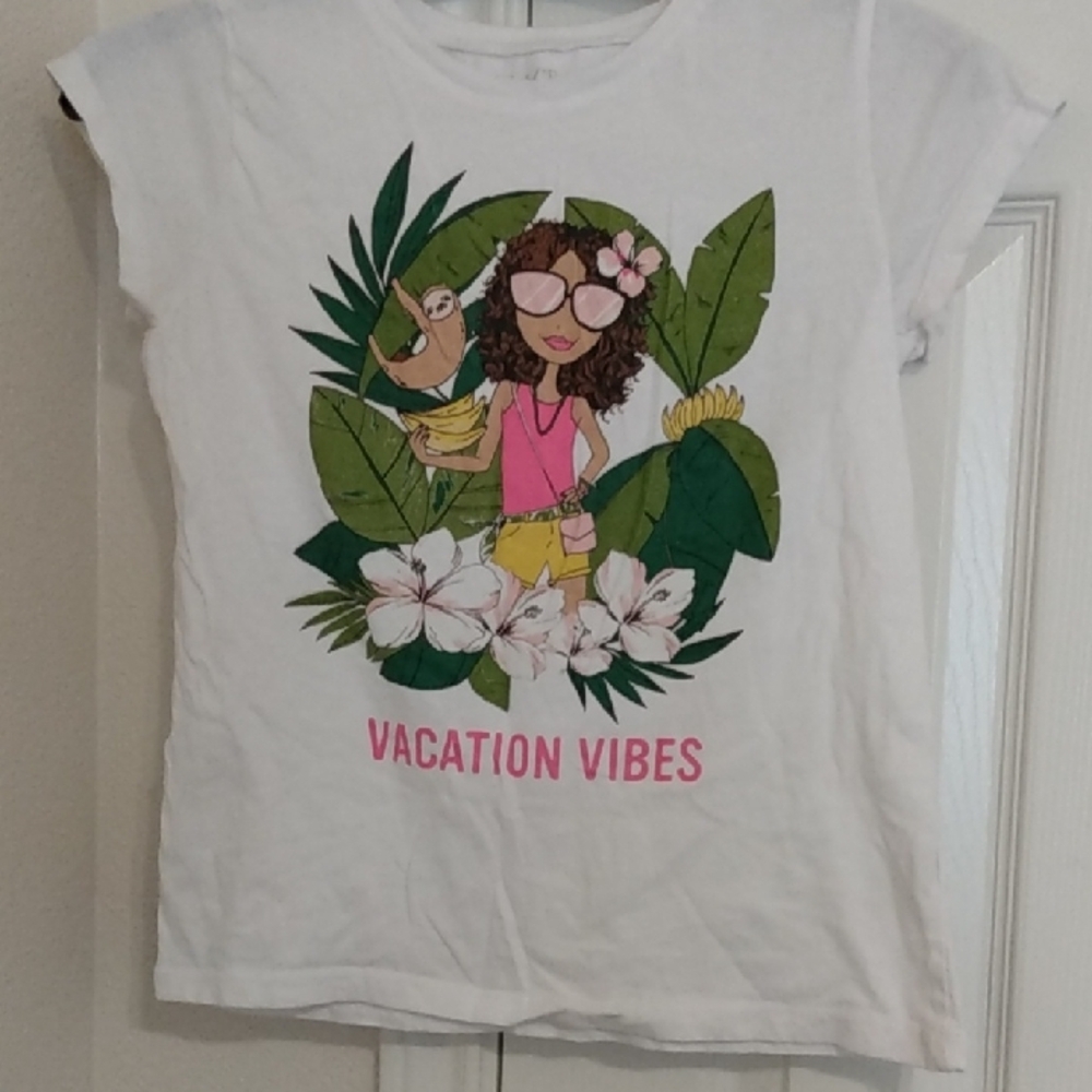 Vacation Vibes Kids T-Shirt - White